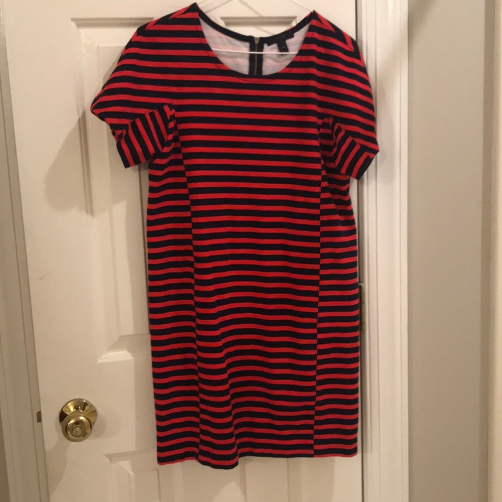J. Crew striped dress